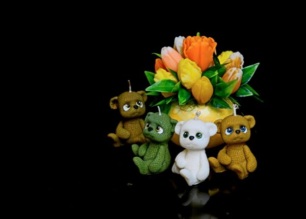 Teddy Bear Candle